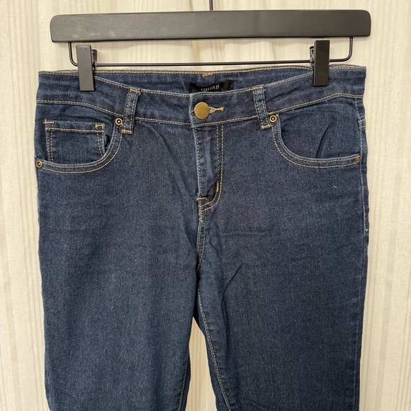 🌈5/$25 BUNDLE! EUC Forever 21 Dark Wash Skinny Jeans size 27 - Picture 3 of 8